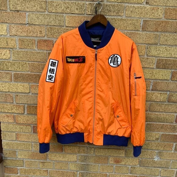 Dragon Ball Z Goku Bomber Jacket Medium - Picture 2 of 5